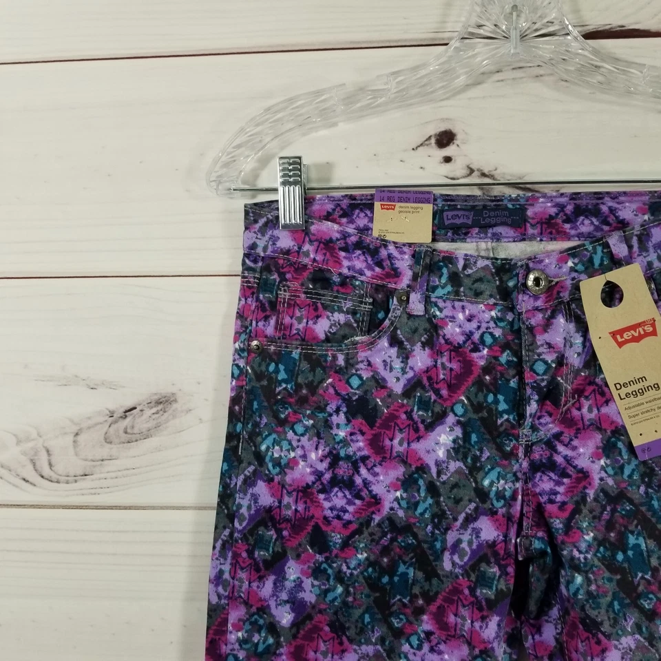 Leggings Levis Niñas Talla 14Reg Denim Elásticos. Foto 4 de 4