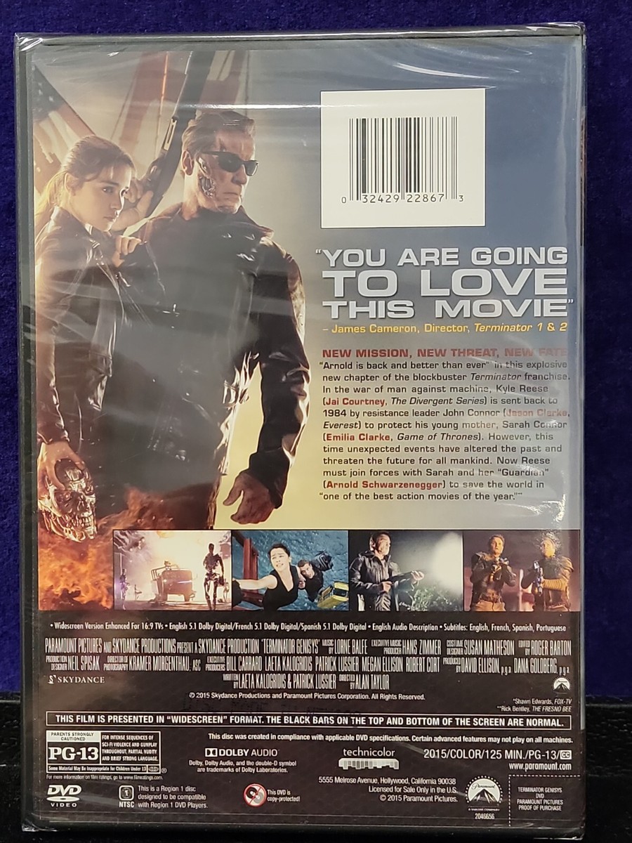 Terminator Genisys [New DVD] Ac-3/Dolby Digital, Dolby, Dubbed