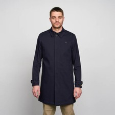 Gabicci Vintage V00GJ12 Houghton Twill Rain Mac Gabicci Vintage Navy Pasiley