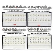 Dental Damon Q Bracket Orthodontic Self-Ligating Brace Metal Roth MBT 022 THOMAS