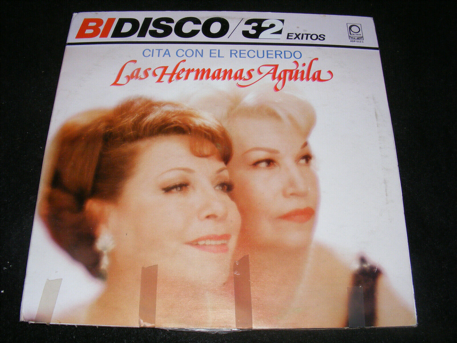 LAS HERMANAS AGUILA 2 LP PEERLESS 1984 Made In Mexico 32 Exitos BIDISCO Gatefold
