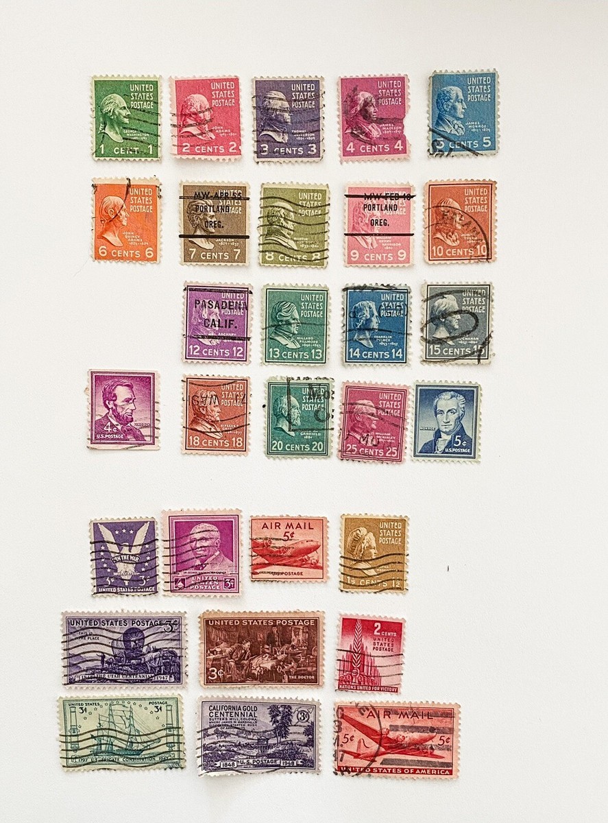 Rare U.S. Stamp Antique Vintage early presidents Misc Lot | eBay display picture 1