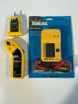 IDEAL Auto Circuit Identifier Transmitter/Receiver 61-055 & Wire Sorter 61-530