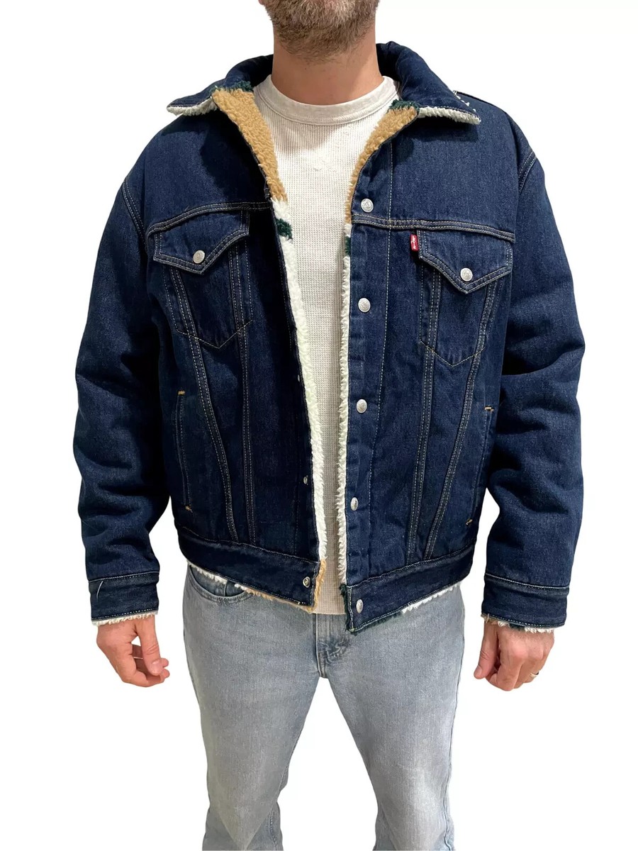 ペルージャ　リブジャケット　M② Levi's Premium - Men's Reversible Vintage Relaxed Fit Sherpa