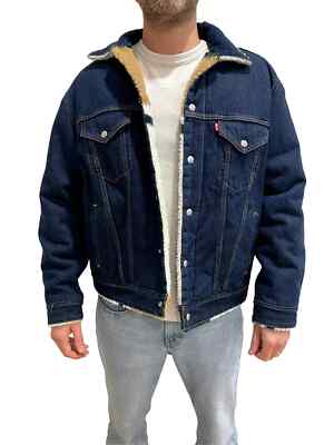 Levi's Premium - Men's Reversible Vintage Relaxed Fit Sherpa Trucker Jacket