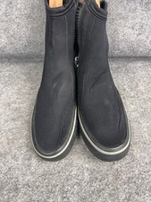 Scubapro Zipper Scuba Diving Boots Men's 8 Black Neoprene Booties Side Zip