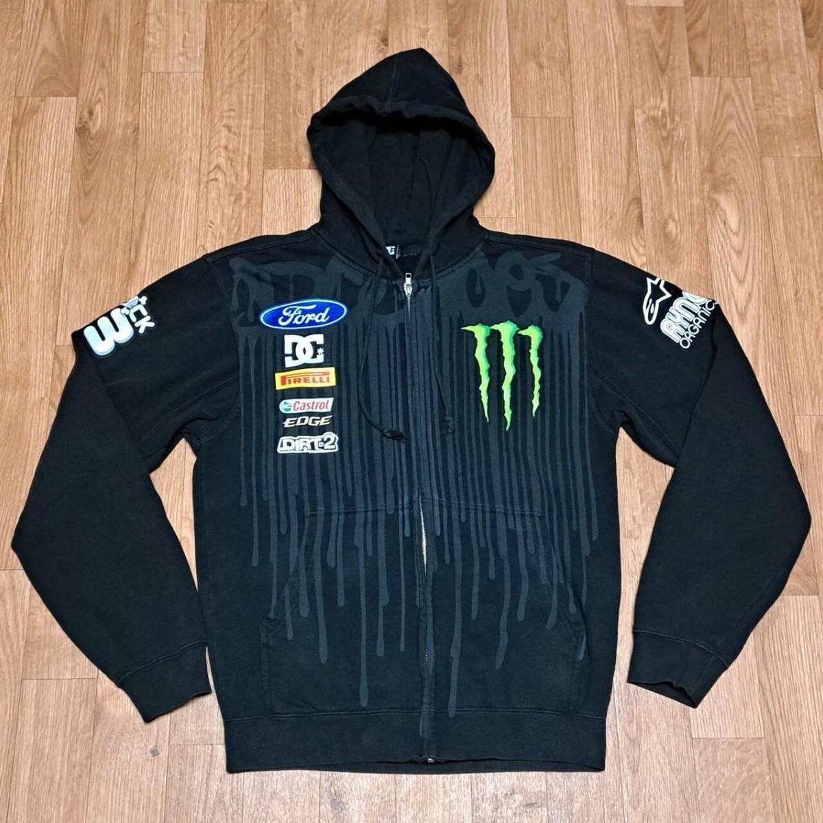 DC Shoes Ken Block Subaru Rally Team Monster Energy Black Hoodie
