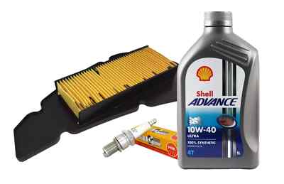 Set Service Shell 10W40 Luftfilter Kerze Malaguti Blog Centro 125 160