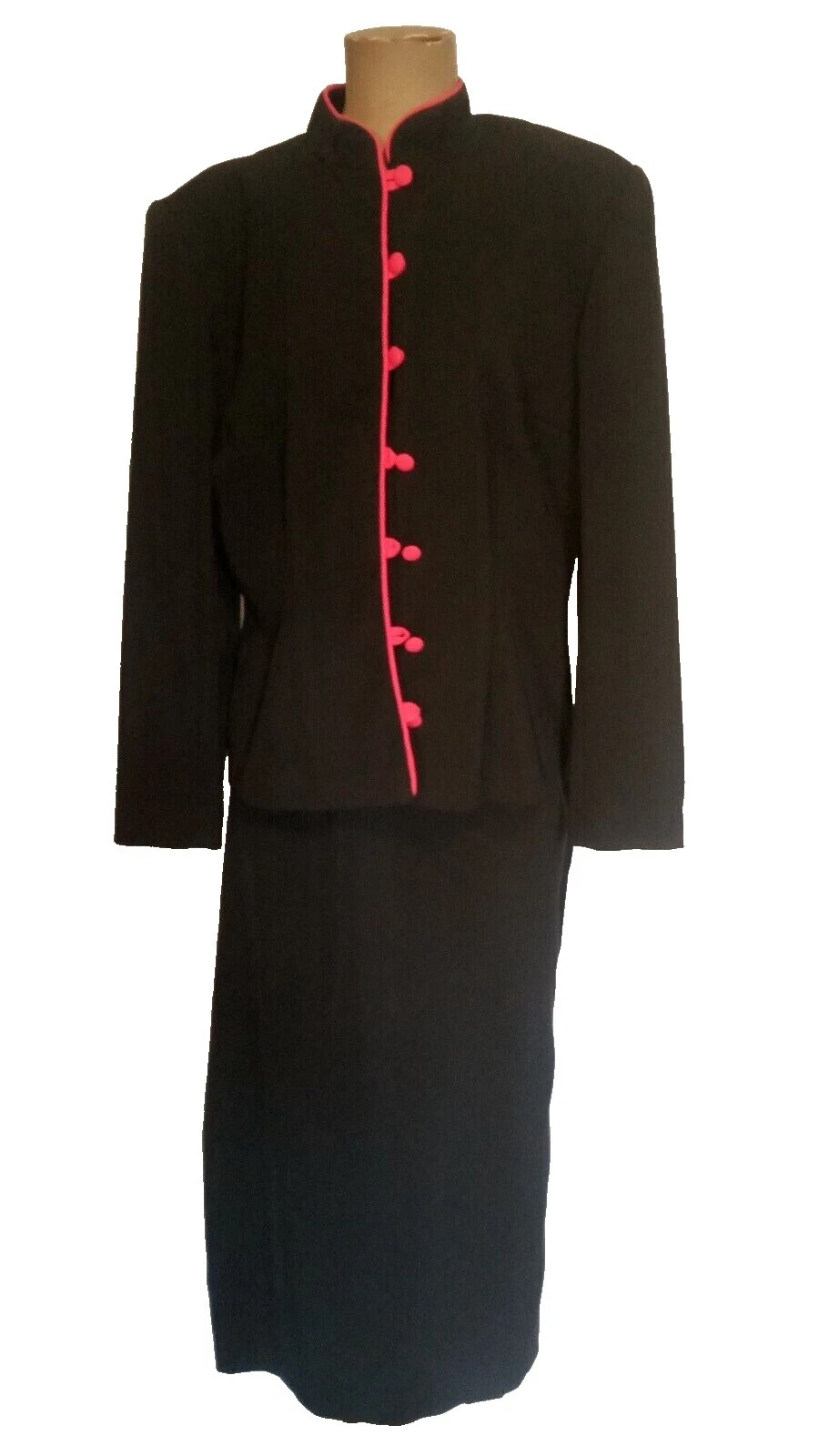 Gabardine Regular 1980s Vintage Clothing for Women