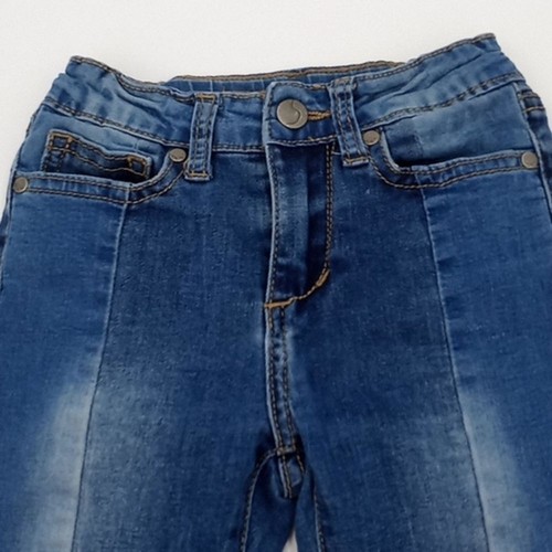 Joe's Jeans Girls 5 Raw Hem Front Seam Skinny Faded Wash Denim 5 - Picture 3 of 12