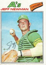 Jeff Newman 1977 TOPPS Baseball Card #204