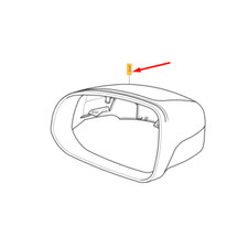 Retroviseur droit (ou coque) Volvo CROSS COUNTRY