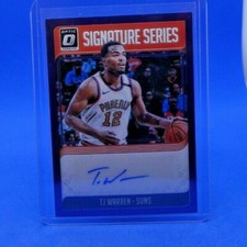 2018-19 Panini Optic TJ Warren Signature Series Purple Autograph