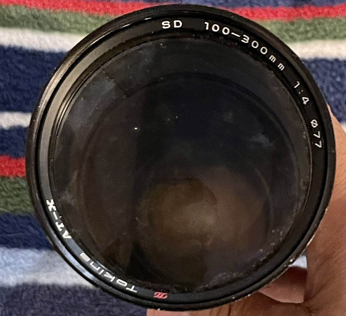 Tokina AT X SD 100 300mm F4 Canon FD Mount w Tripod Seat Lens