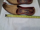 VINTAGE ARABIAN PERSIAN GENIE LEATHER HANDMADE EMBROIDERED CURLED CURL TOE SHOES — photo 5