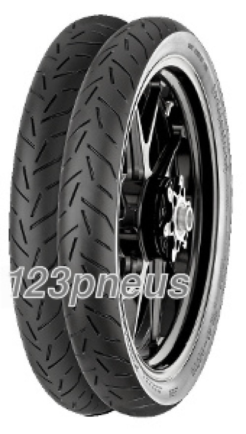 Pneu Continental ContiStreet 100/90-18 adhérence maximale sous la pluie