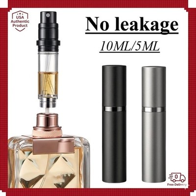 Mini Refillable Perfume Spray Bottles 5ml 10ml Atomizer Travel Cosmetic Vial