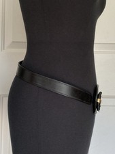 Leather Paisley Black Belts for Women for sale | eBay display picture 3