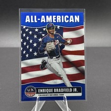 2026 Panini USA Baseball S&S - Enrique Bradfield Jr - #14 All American Blue /99