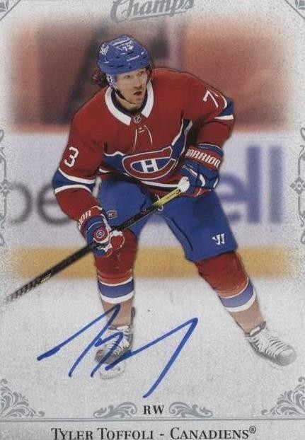 ルイ　トッフォリ 2020-21 Upper Deck Clear Cut - Champs Autographs Tyler Toffoli #C