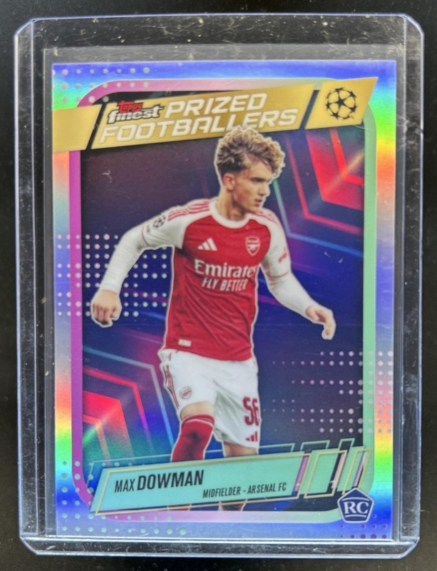 2025-26 Topps Club Competition Finest Max Dowman Prized Footballers RC #PF-10
