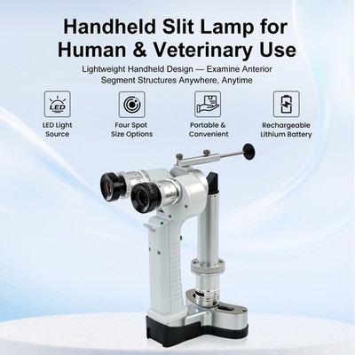 Led Portable Binocular Portable Slit Lamp Surgical Microscope Battery Operated