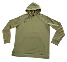 Redvanly Larkin Hoodie Golf Performance Stretch Pullover Green Men's Size M