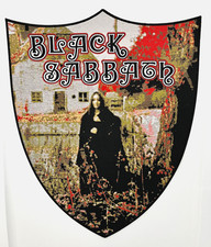 Black Sabbath - Black Sabbath BLACK Border Licensed WOVEN Back Patch SOLD OUT