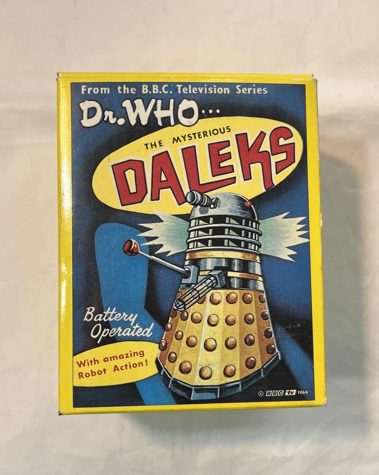 Vintage Doctor Who Battery Operated Dalek Dapol 1996 EMPTY BOX LOT Limited Ed