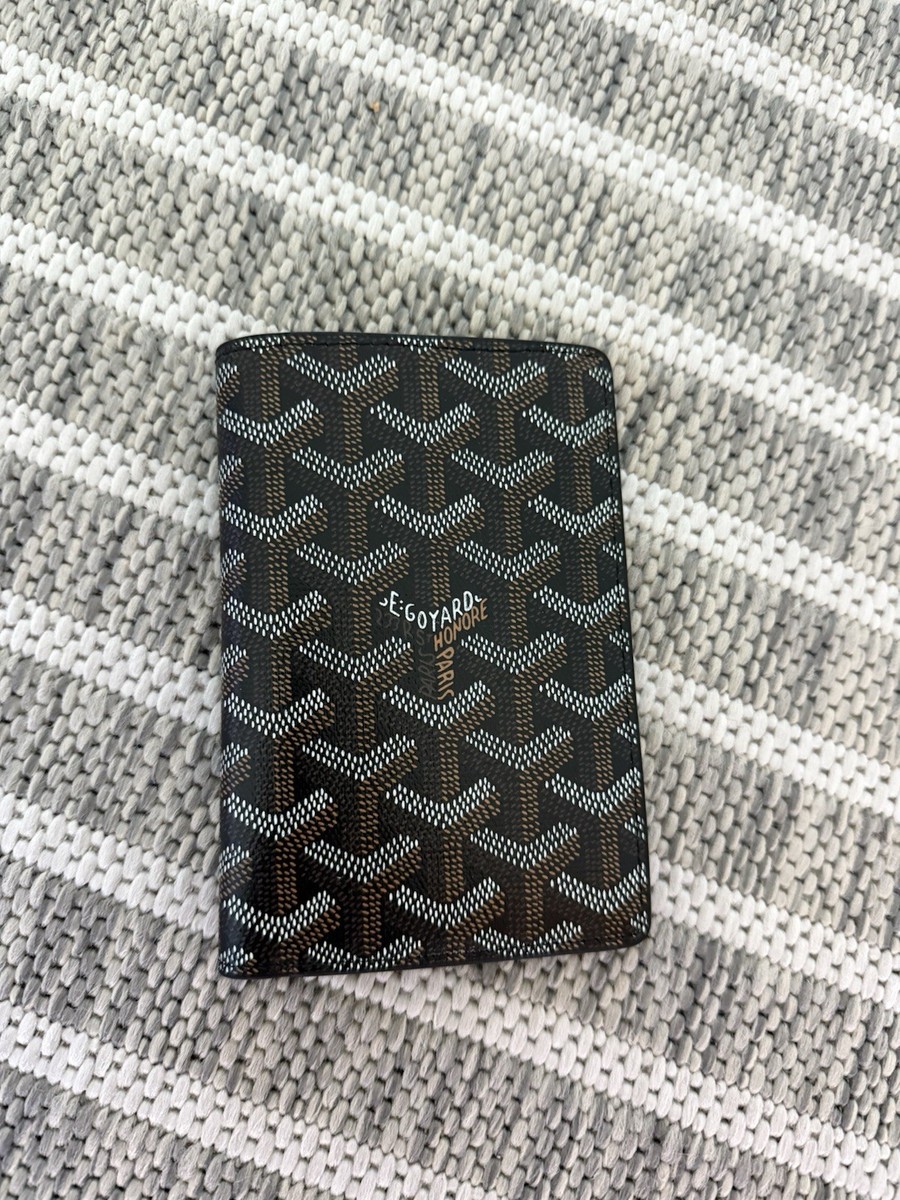 Goyard passport holder black barely used in good shape | eBay