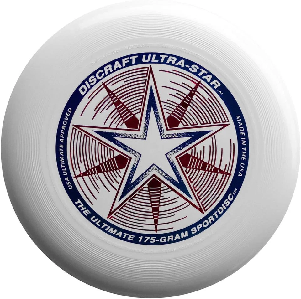 Discraft Ultra-Star 175G Ultimate Sportdisc White (10 Pack) - Image 2 of 4