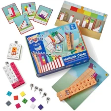 Engaging Numberblocks MathLink Cubes Set with 155 Pieces for Preschool Learning
