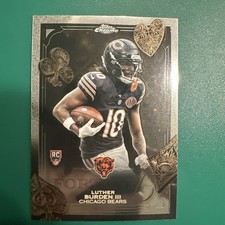 Topps 2025 Chrome Fortune 15 Luther Burden III F15-28 Bears Rookie Football