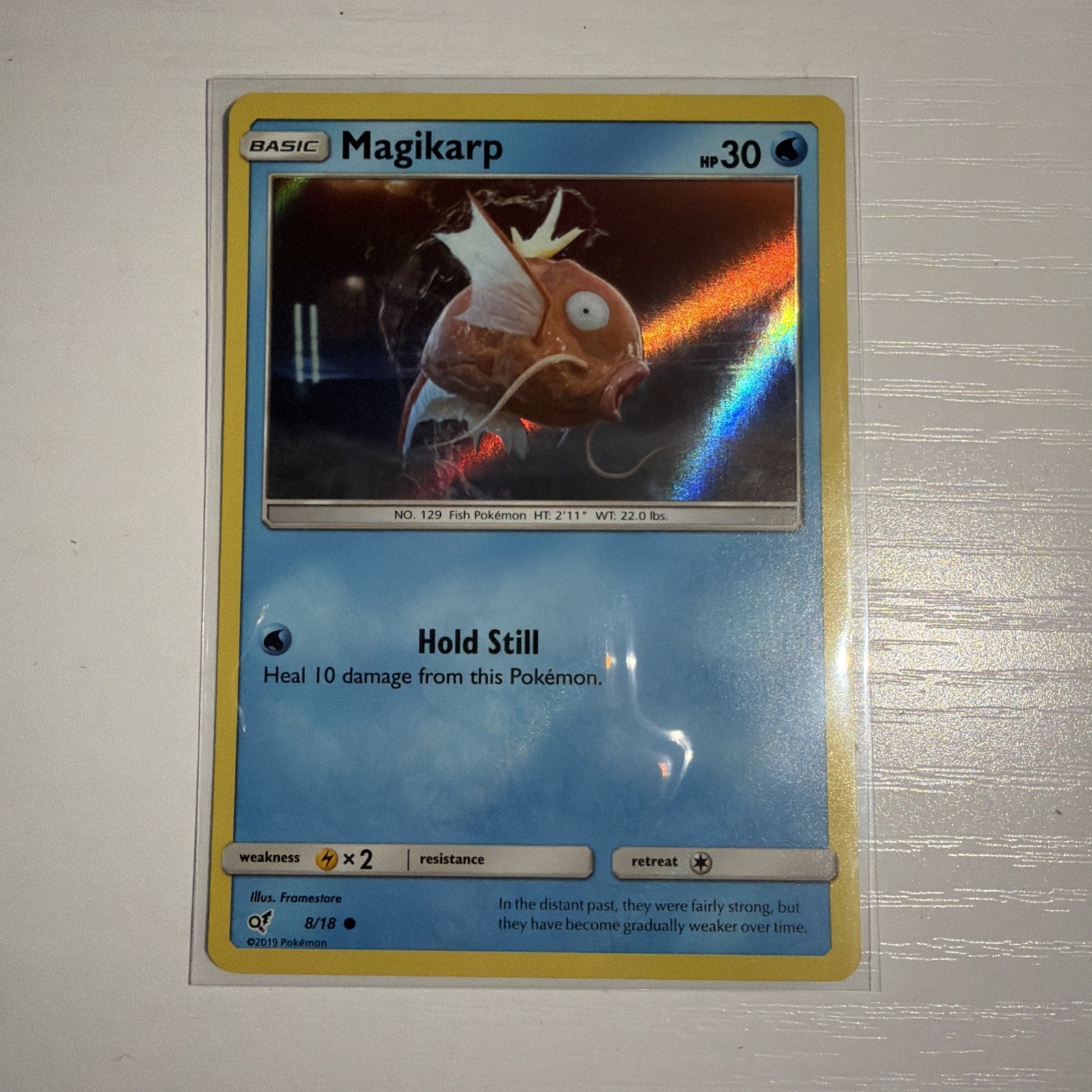 Pokémon TCG - Magikarp - Detective Pikachu 8/18 Holo - NM