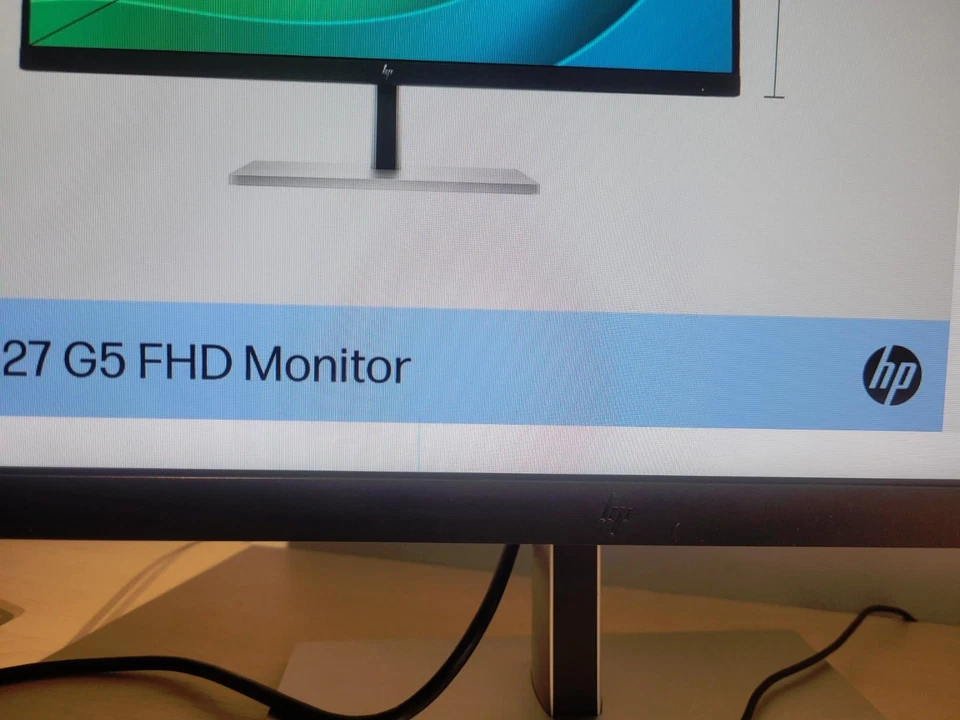 HP E27 G5 (27") IPS Full HD Monitor Pivot USB HDMI DisplayPort - Bild 3 von 4