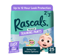 Rascals Premium CoComelon Absorbent Potty Training Pants 2T-3T, 25 Count