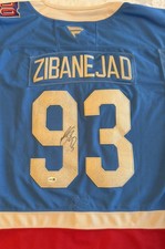 Mika Zibanejad Autographed Signed Jersey New York Rangers JSA COA