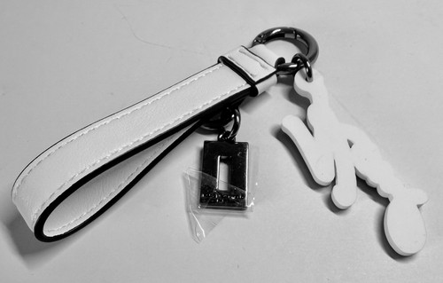 KARL LAGERFELD HANDBAG CHARM  WHITE/BLACK NWOT - Picture 4 of 4