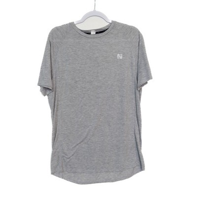 Flag Nor Fail Size L Gray Crew Neck T-Shirt W/ Logo Lightweight Mens