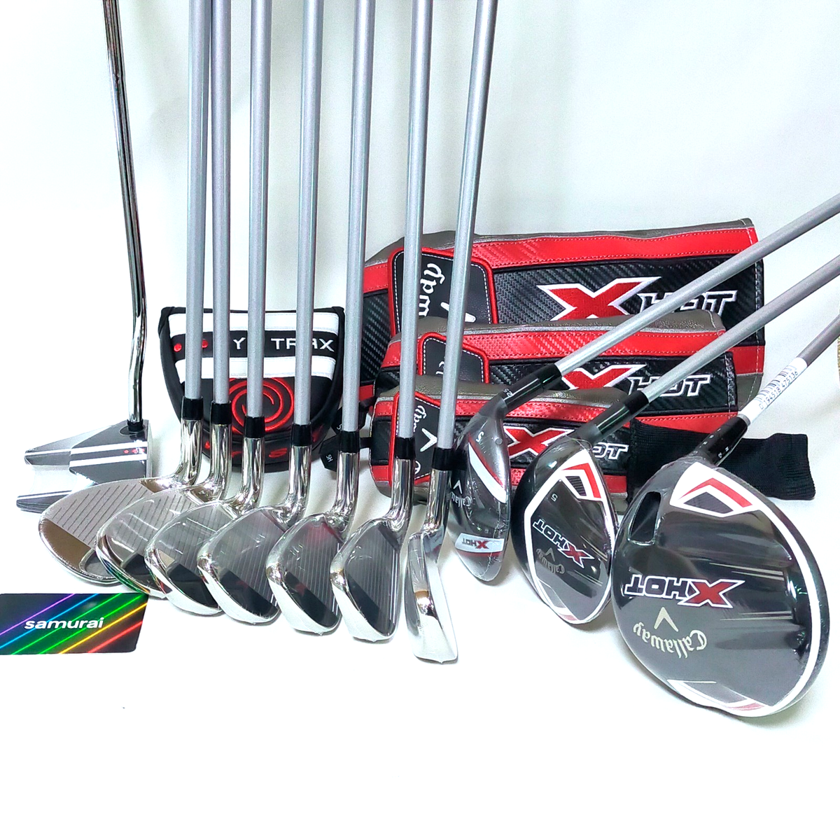 Callaway X Hot Full Set 11‑Pc RH Carbon Flex R Dr, Hybrid, Irons