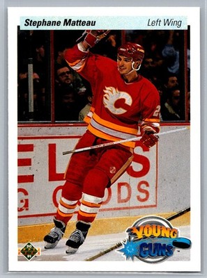 1990-91 Upper Deck #535 Stephane Matteau Calgary Flames