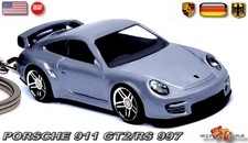 RARE KEY CHAIN SILVER PORSCHE 911 GT2/RS TURBO CUSTOM Ltd NICE GIFT