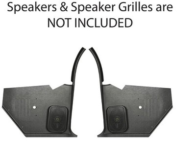 Custom Autosound 1967-1968 Camaro Kick Panels W/O Speakers W/O AC