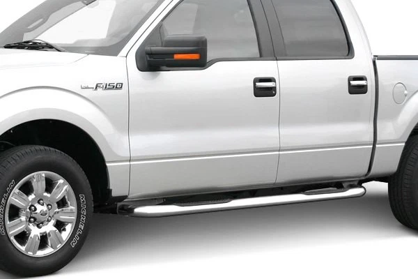 For Ford F-250 Super Duty 17-18 3" Cab Length Polished Round Tube Steps Foto 2 de 4
