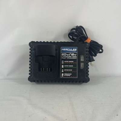 Hercules HC04 Lithium-ion Fast Battery Charger Multi Voltage 20V 12V