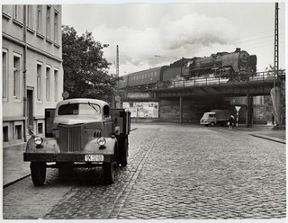 01 2204 Großabzug 17 x 23 1977 Dresden Bischofsplatz D Zug nach Berlin