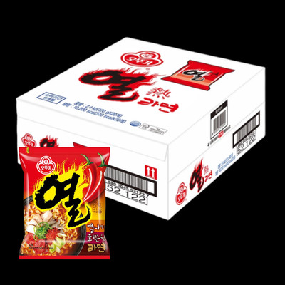 Ottogi Yeul Ramen 120g x20 Korean Extra Spicy Instant Noodles