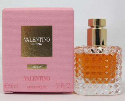 New!* VALENTINO Donna Acqua 6 ml/ 0.2 oz Eau de Toilette Splash Miniature Mini