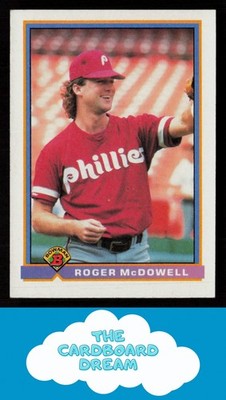 Roger McDowell 1991 Bowman #500 Philadelphia Phillies Baseball Card