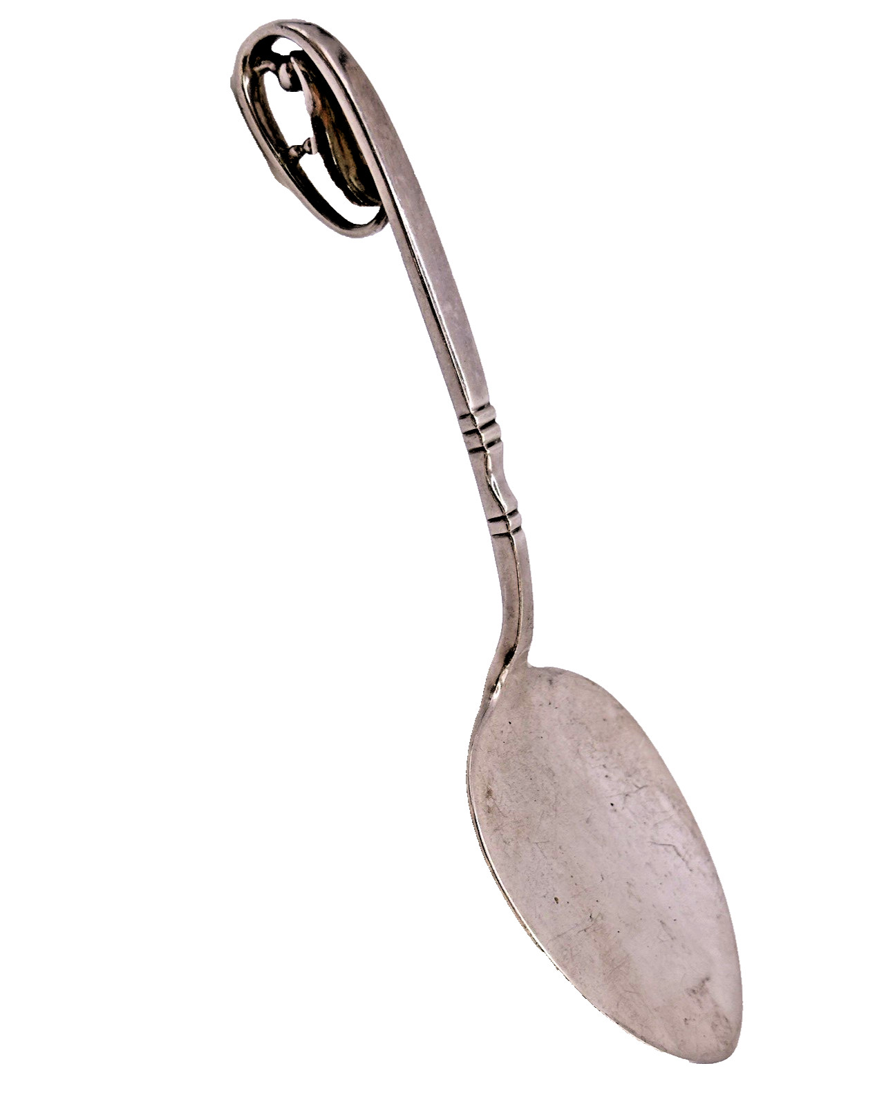 Karl F Leinonen Sterling Silver Serving Piece Cake Pie Egg? Blossom No Monogram